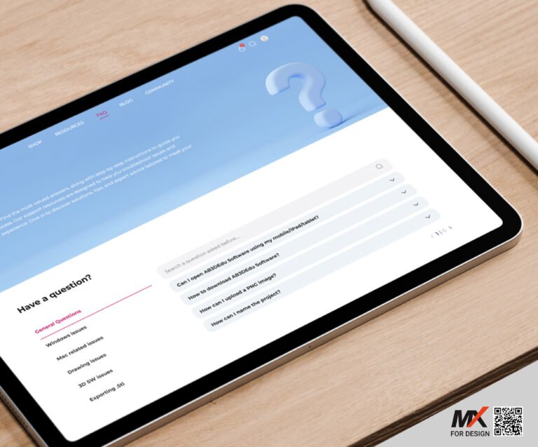 website faq page design website development max4design